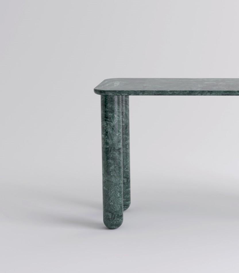 Moderne Petite table à manger Sunday en marbre vert, Jean-Baptiste Souletie en vente