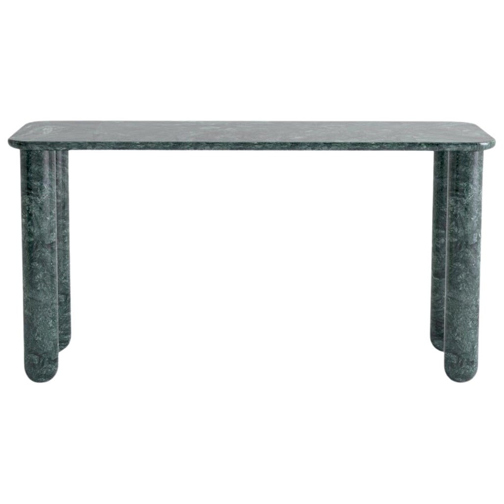 Small Green Marble "Sunday" Dining Table, Jean-Baptiste Souletie For Sale