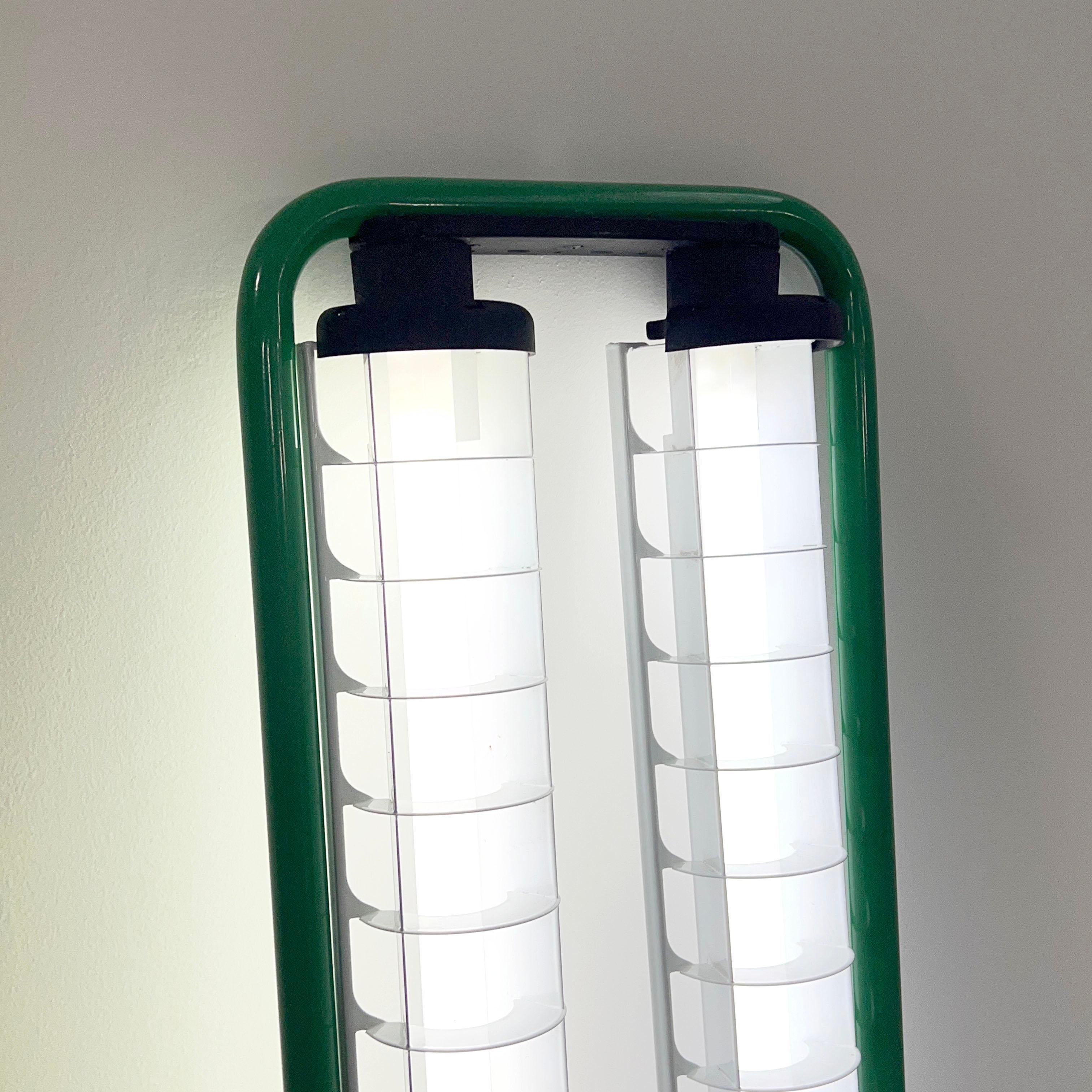 Small Green Neon Wall Light by Gian N. Gigante for Zerbetto, 1980s 1