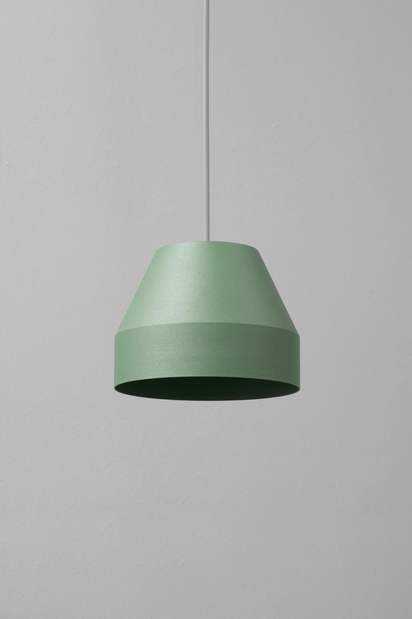 Acciaio Lampada a sospensione Small Grey CAP di +kouple in vendita