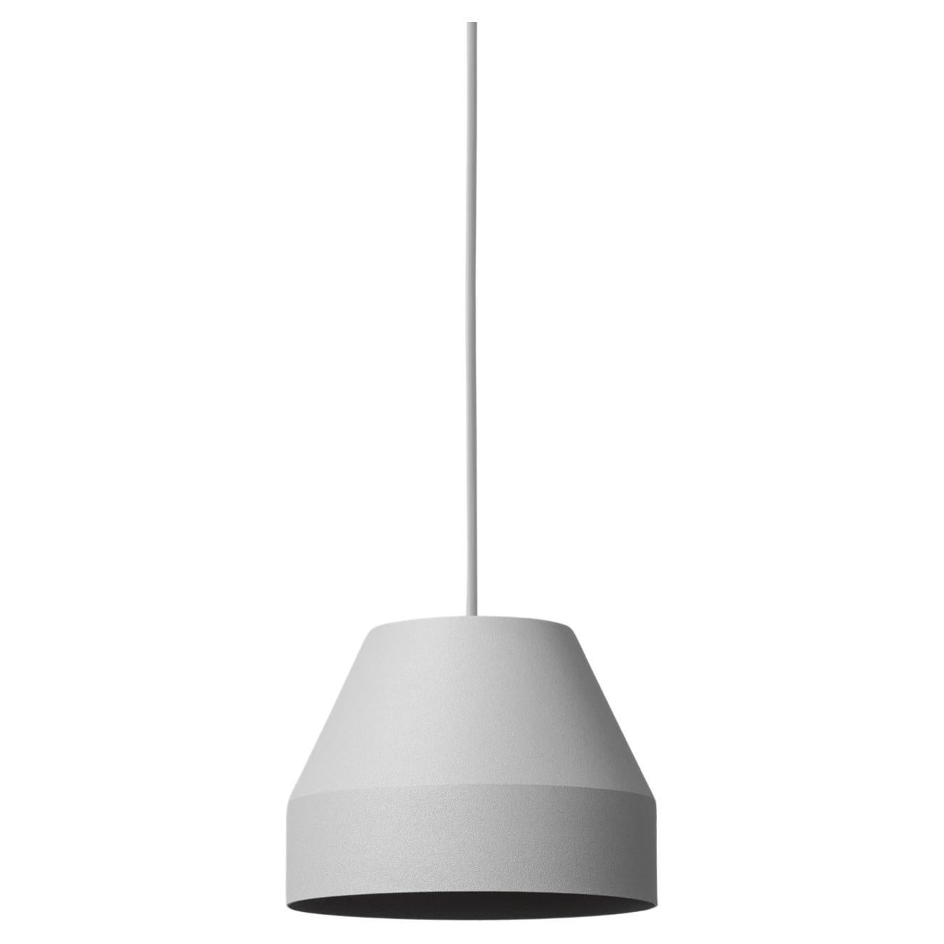 Small Grey Cap Pendant Lamp by +kouple For Sale