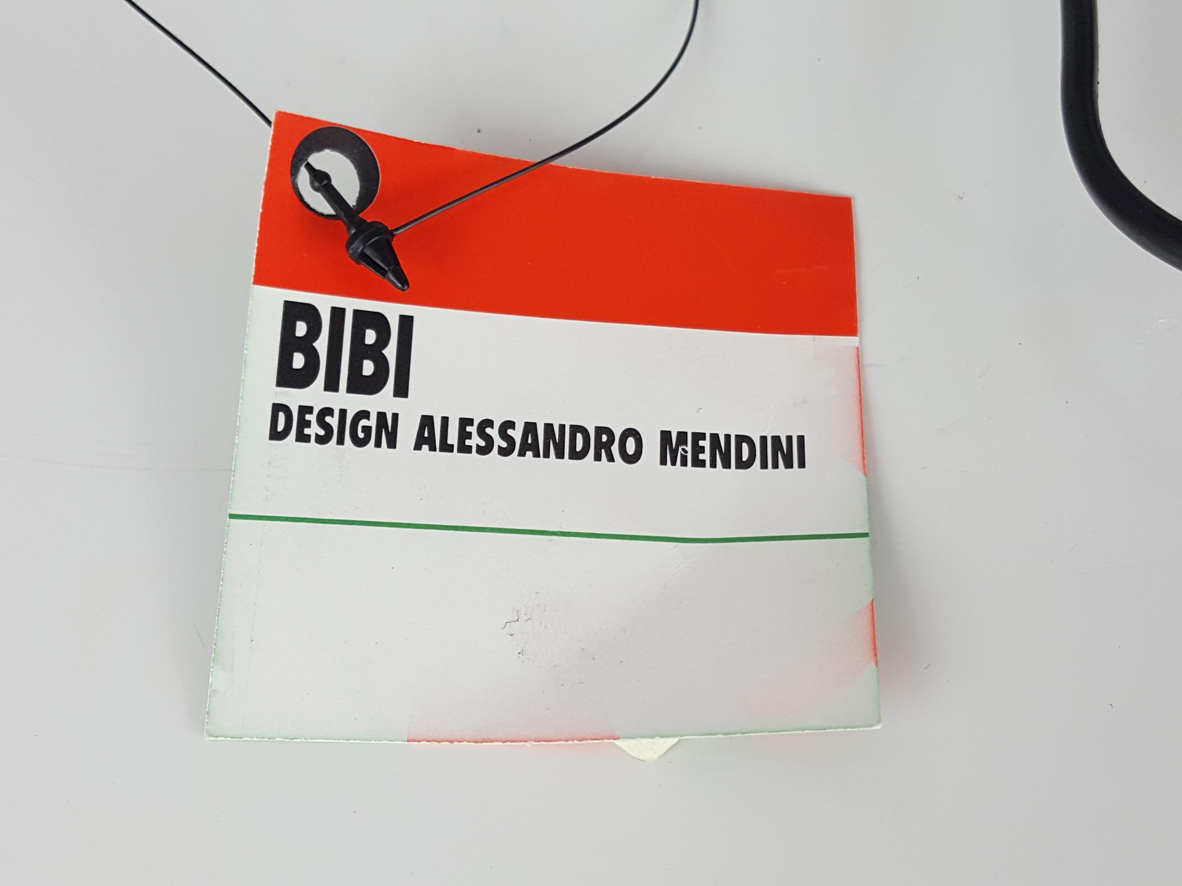 Petite lampe de bureau à abat-jour en verre gris Bibi de A. Mendini pour Artemide-Sidecar, 1993 en vente 1