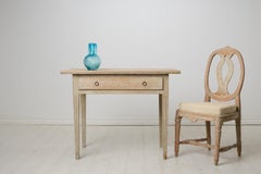 Small Gustavian Antique Country House Side Table from Northern Sweden