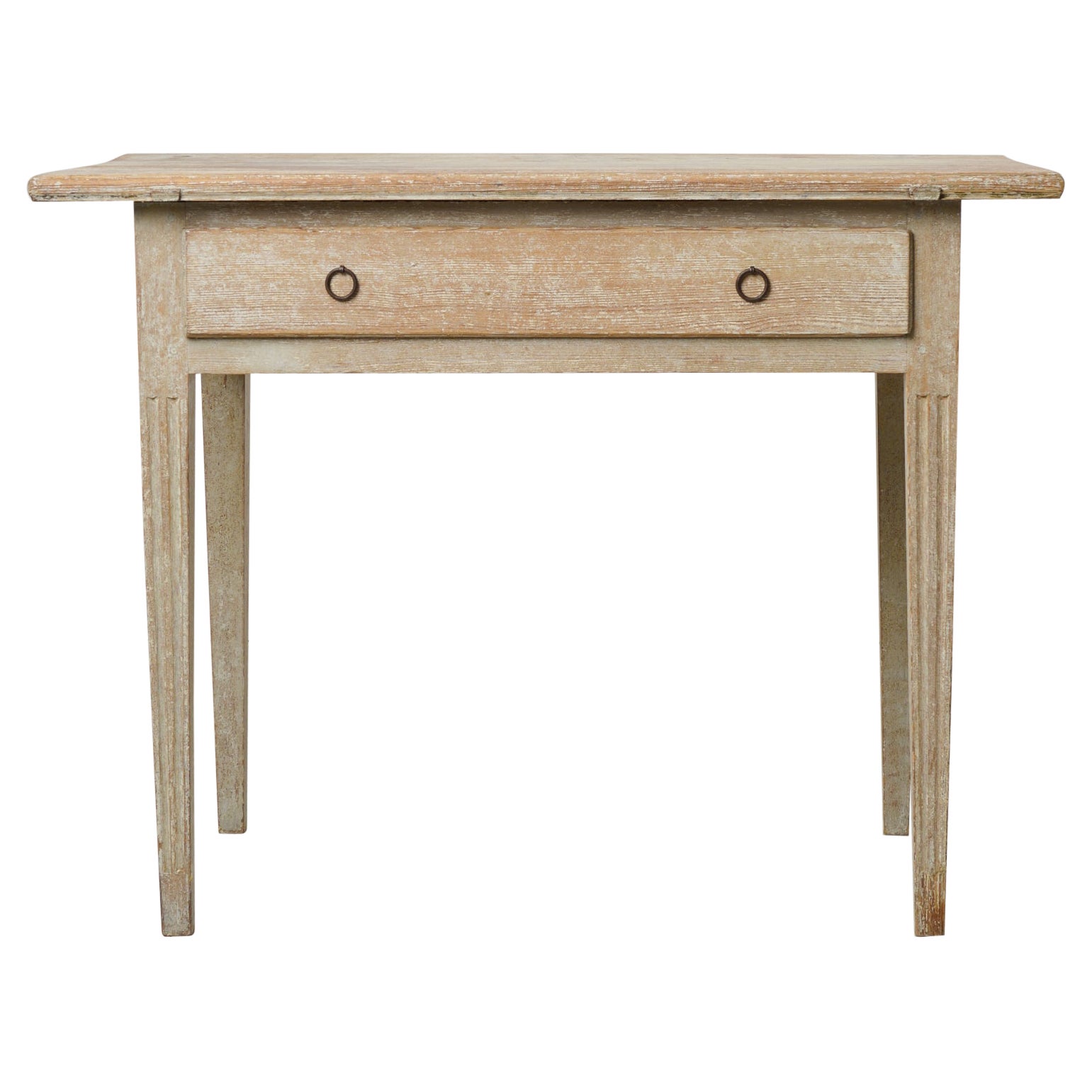 Small Gustavian Antique Country House Side Table from Northern Sweden For Sale