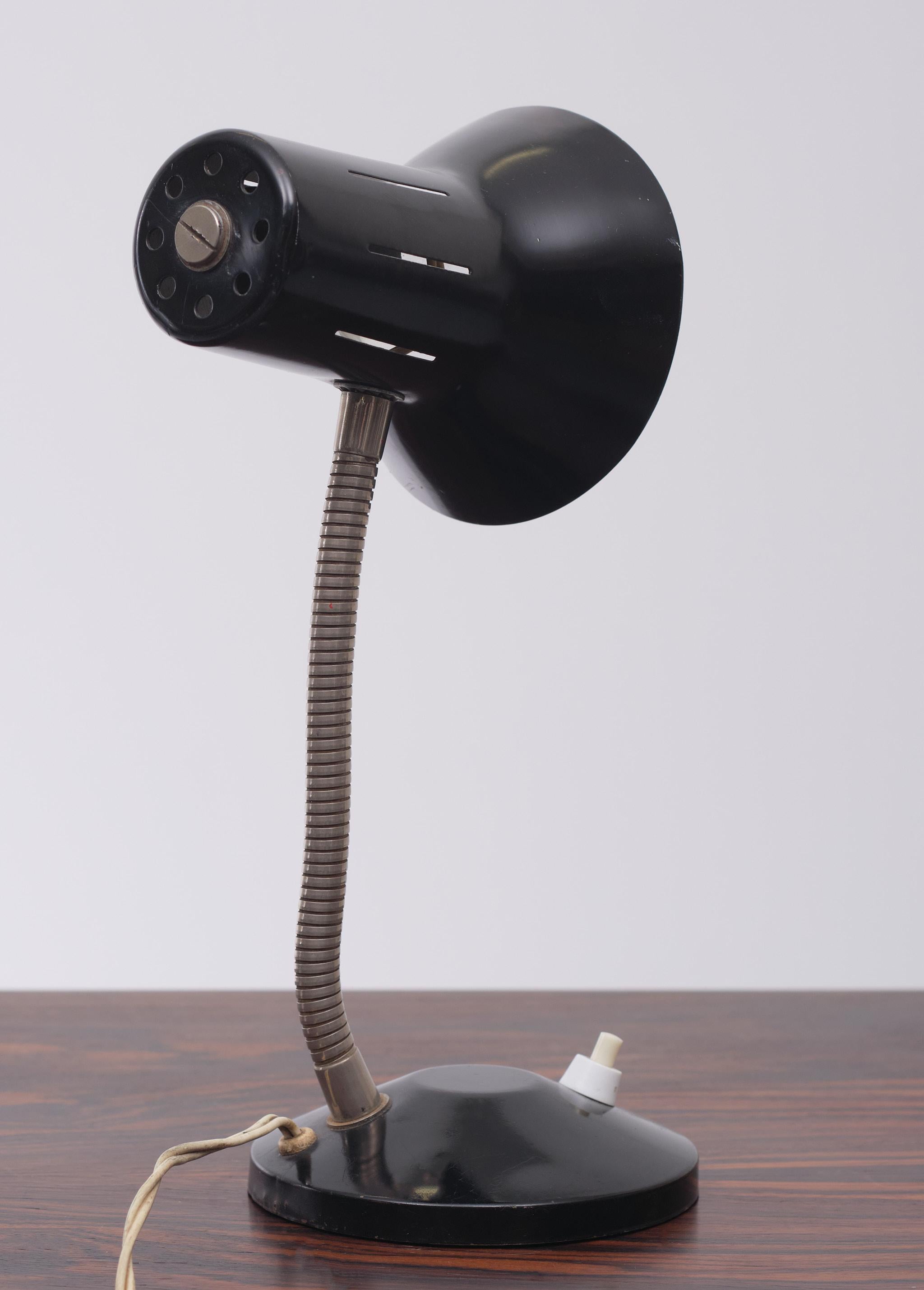 Mid-Century Modern Petite lampe de bureau Hala Zeist, Hollande, années 1950 en vente