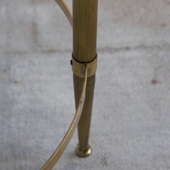 Small Half Circle Brass Side Table from Maison Bagues, 1960s