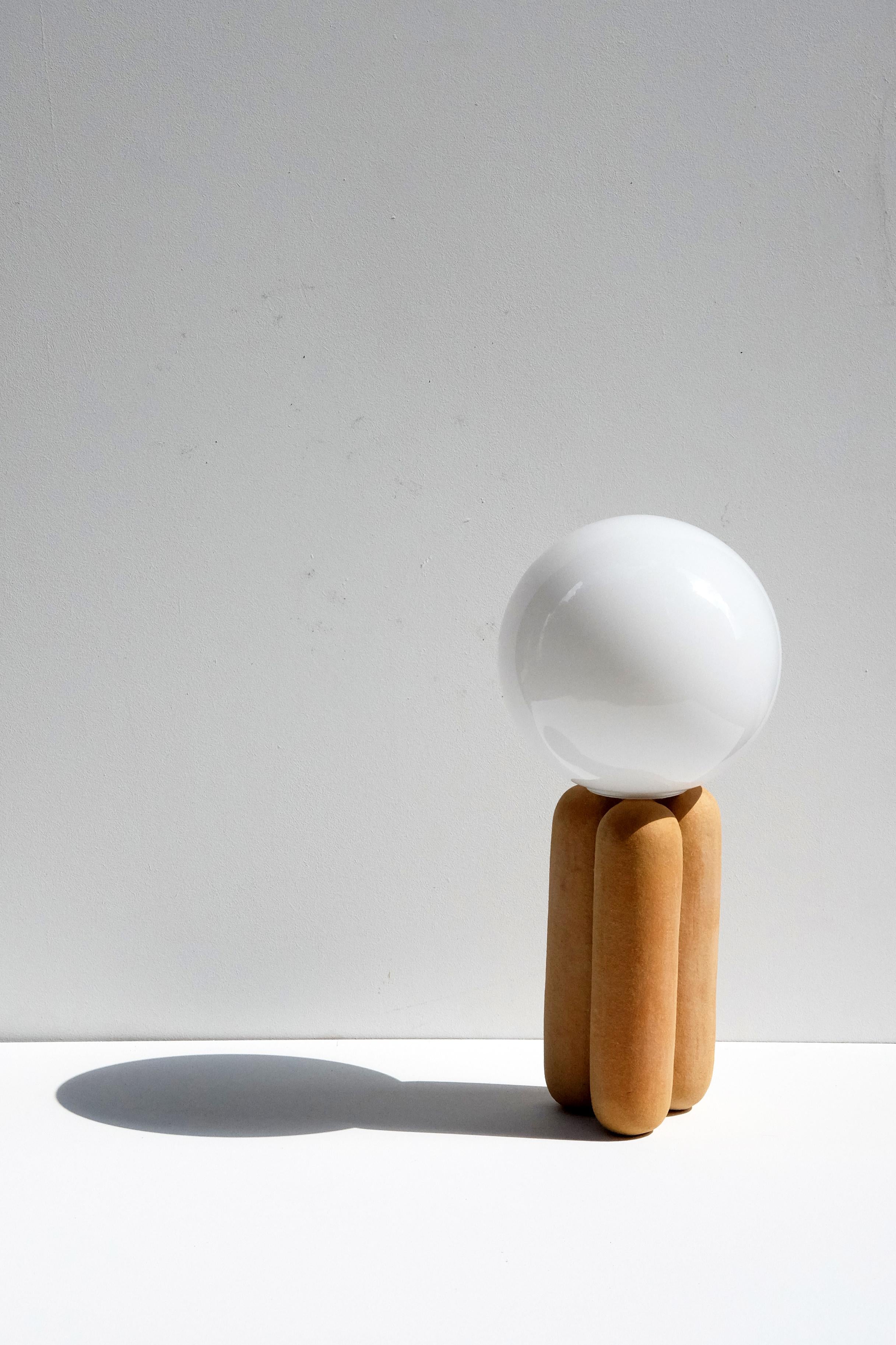 Clay Small Half Sphere Lamp by Lisa Allegra For Sale