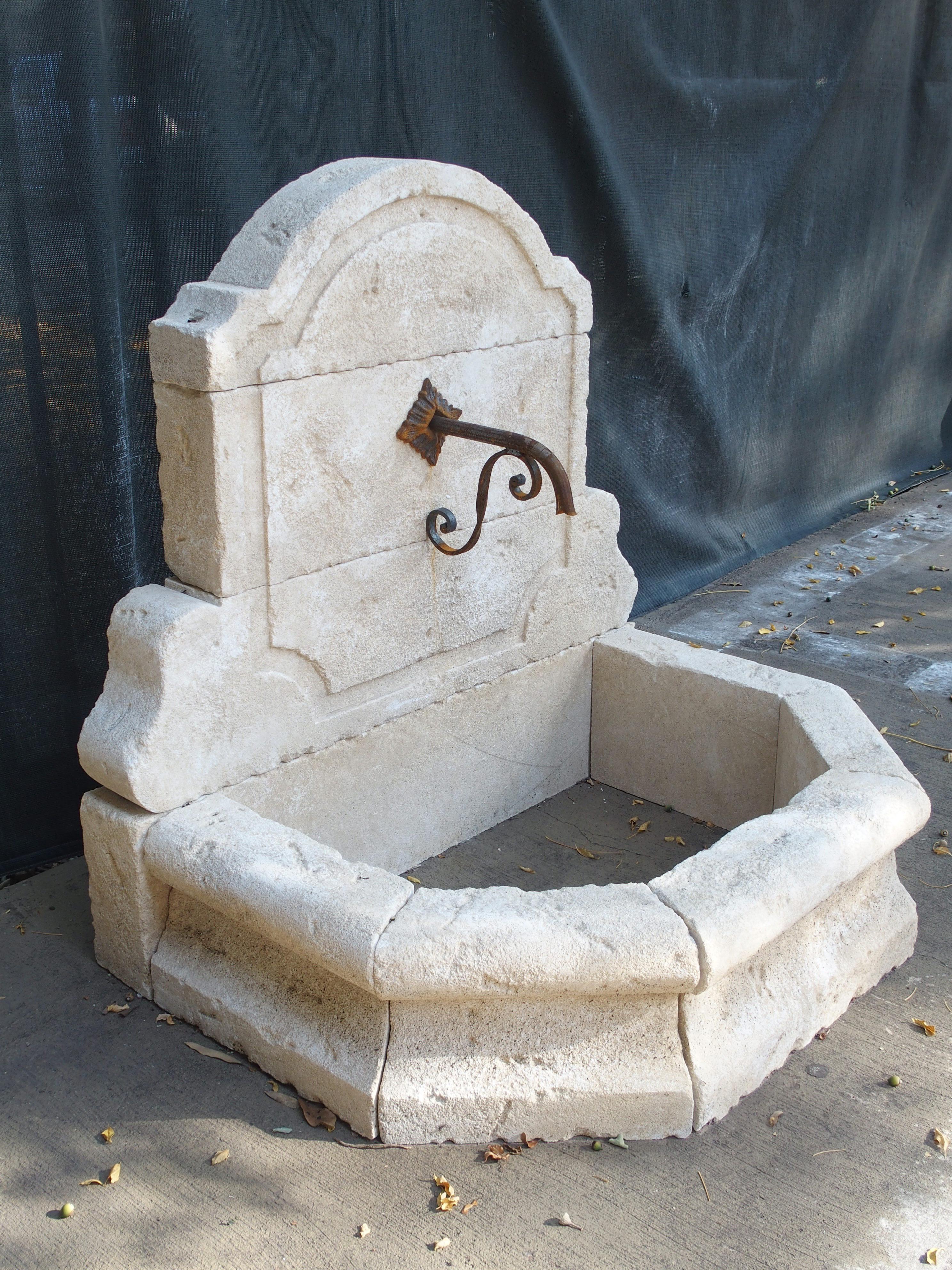Small Hand Carved Wall Fountain from the South of France 3
