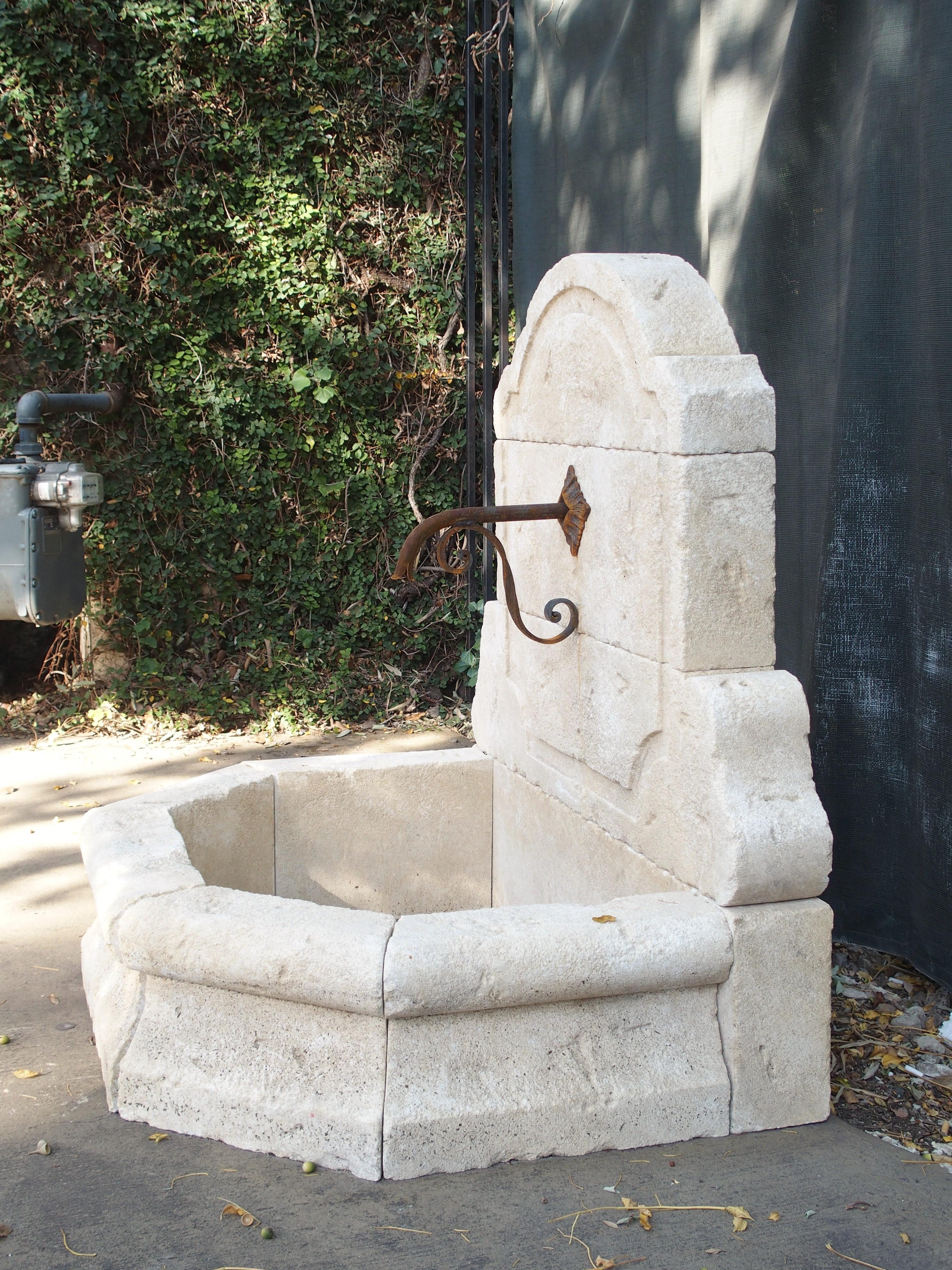 Small Hand Carved Wall Fountain from the South of France 2