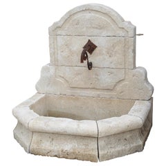 Small Hand Carved Wall Fountain from the South of France
