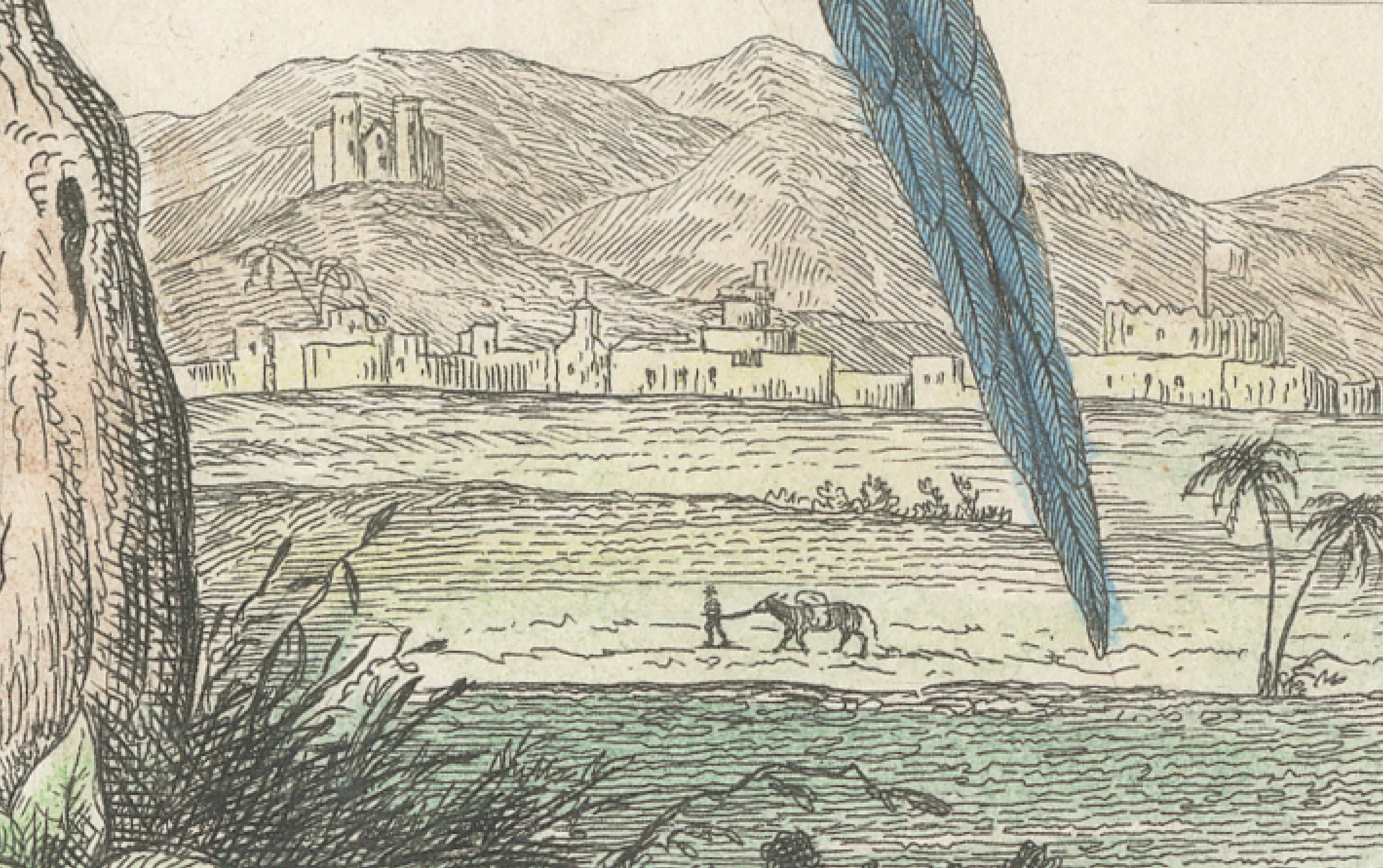 Late 18th Century Small Hand-Colored Print L'Ara Rouge et Bleu Parrot from Buffon’s Histoire, 1770 For Sale
