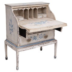 Antique Small hand-painted Secretaire, 19th Century