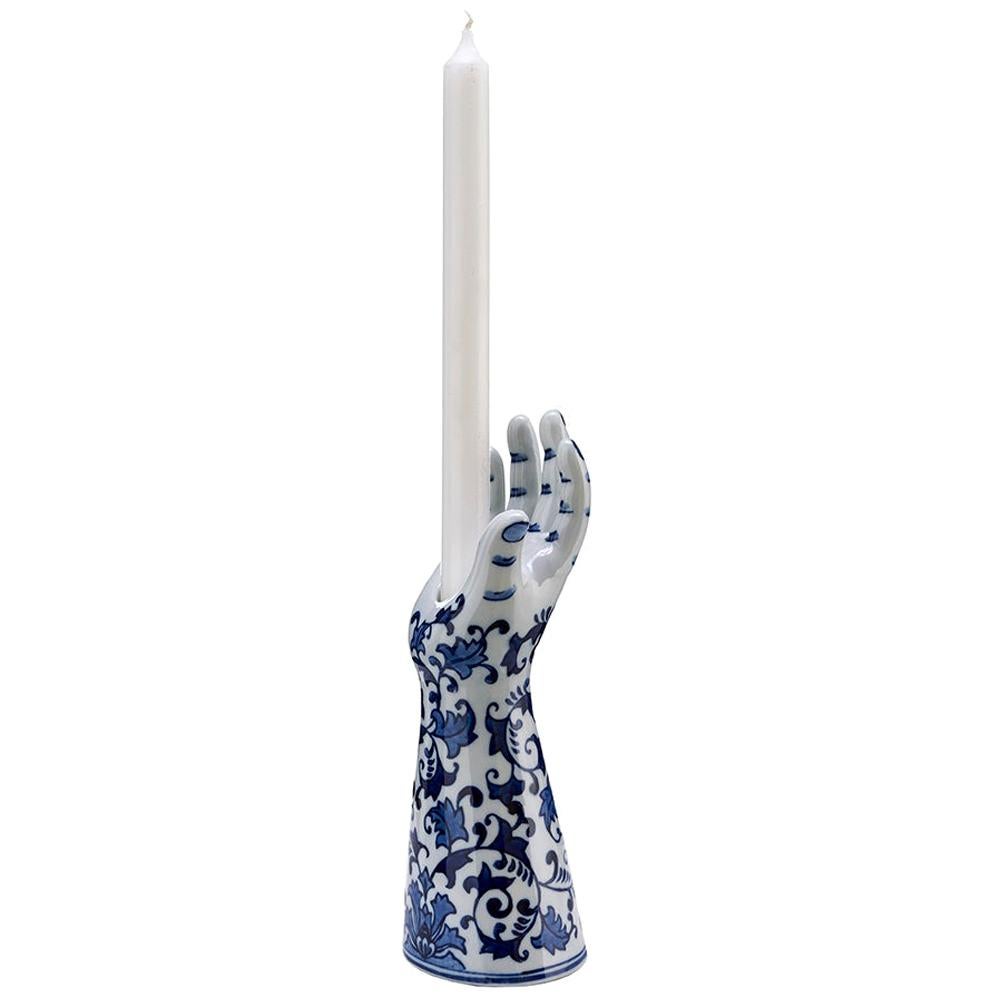 Small Hands Up Candle Holder For Sale