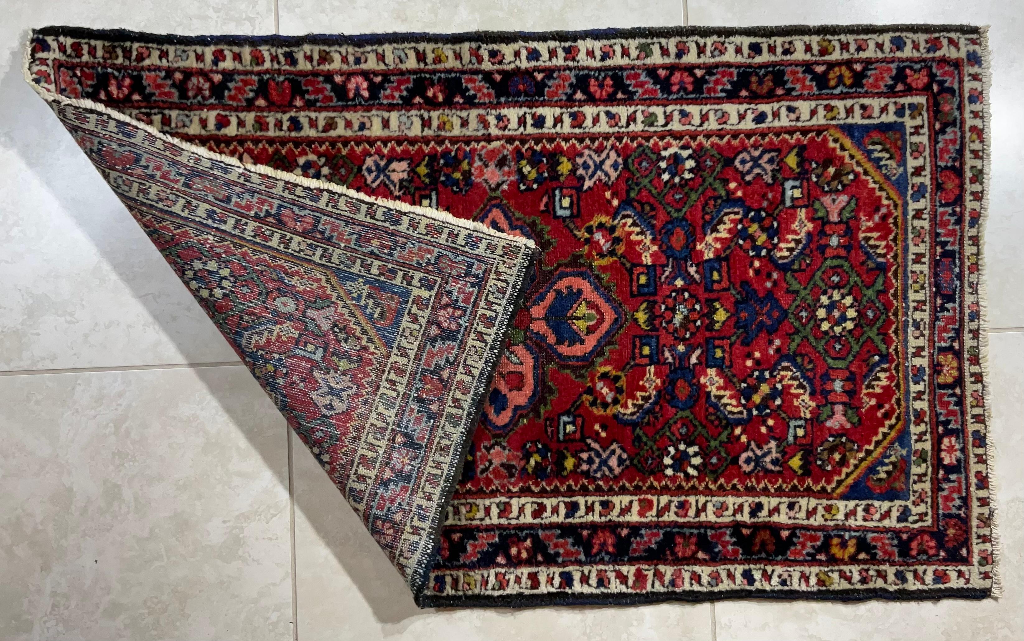Small Handwoven Persian Rug For Sale 1