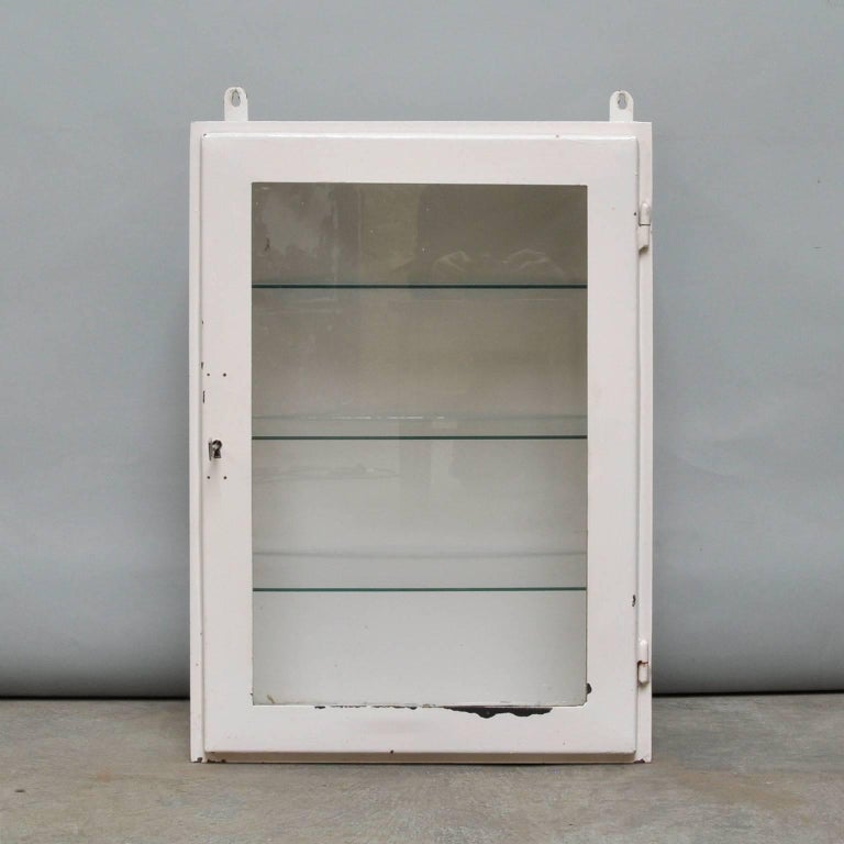 Small Hanging Iron and Antique Glass Medicine 1960s at 1stDibs