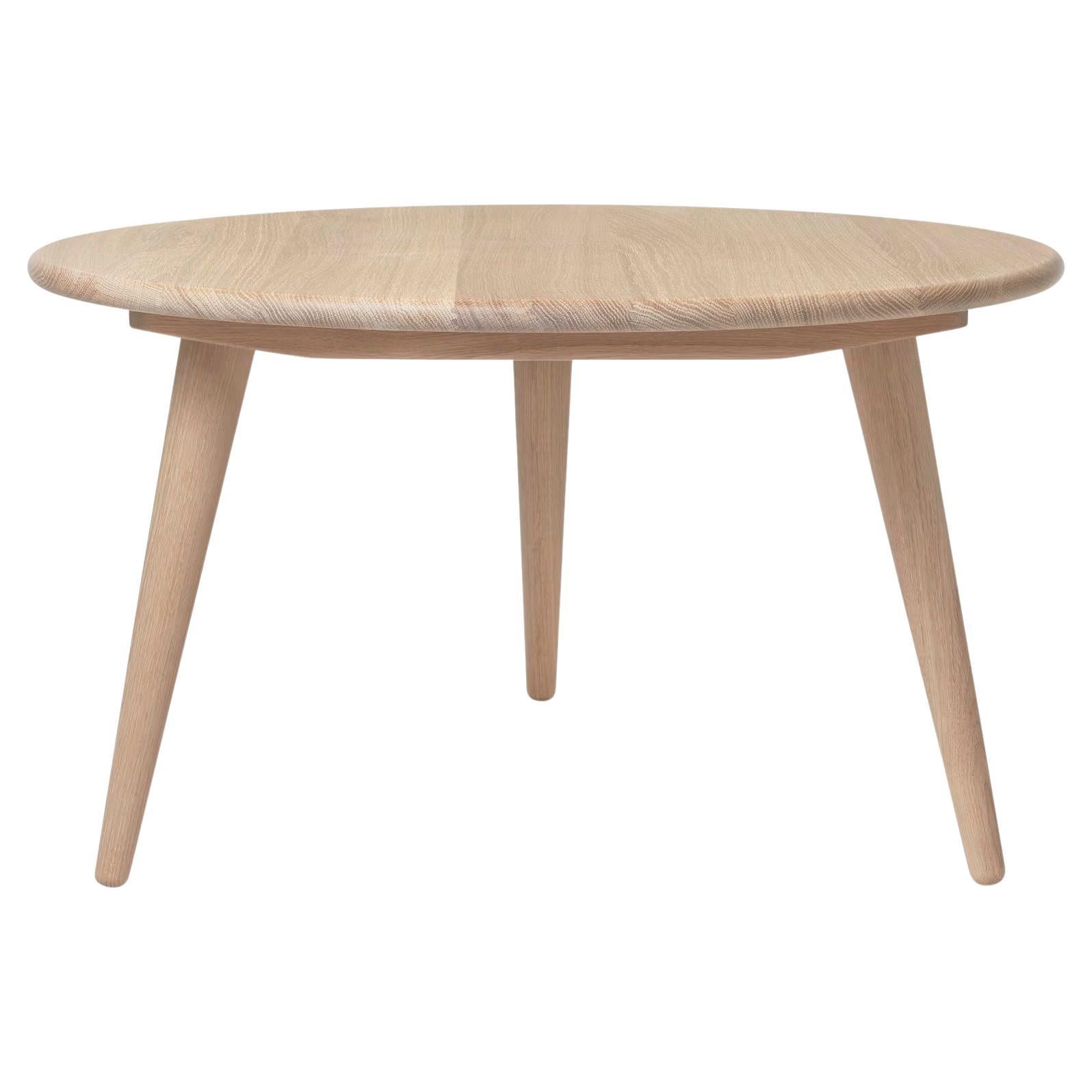 Petite table basse CH008 en chêne et huile blanche de Hans Wegner pour Carl Hansen & Son