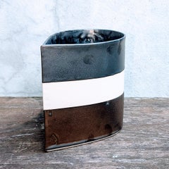 Small Happy Tears vase in Sliver & Gold