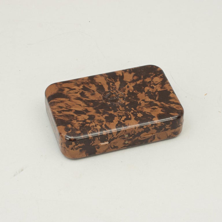 Small Hardy Neroda Trout Fishing Fly Box With Flies For Sale at 1stdibs