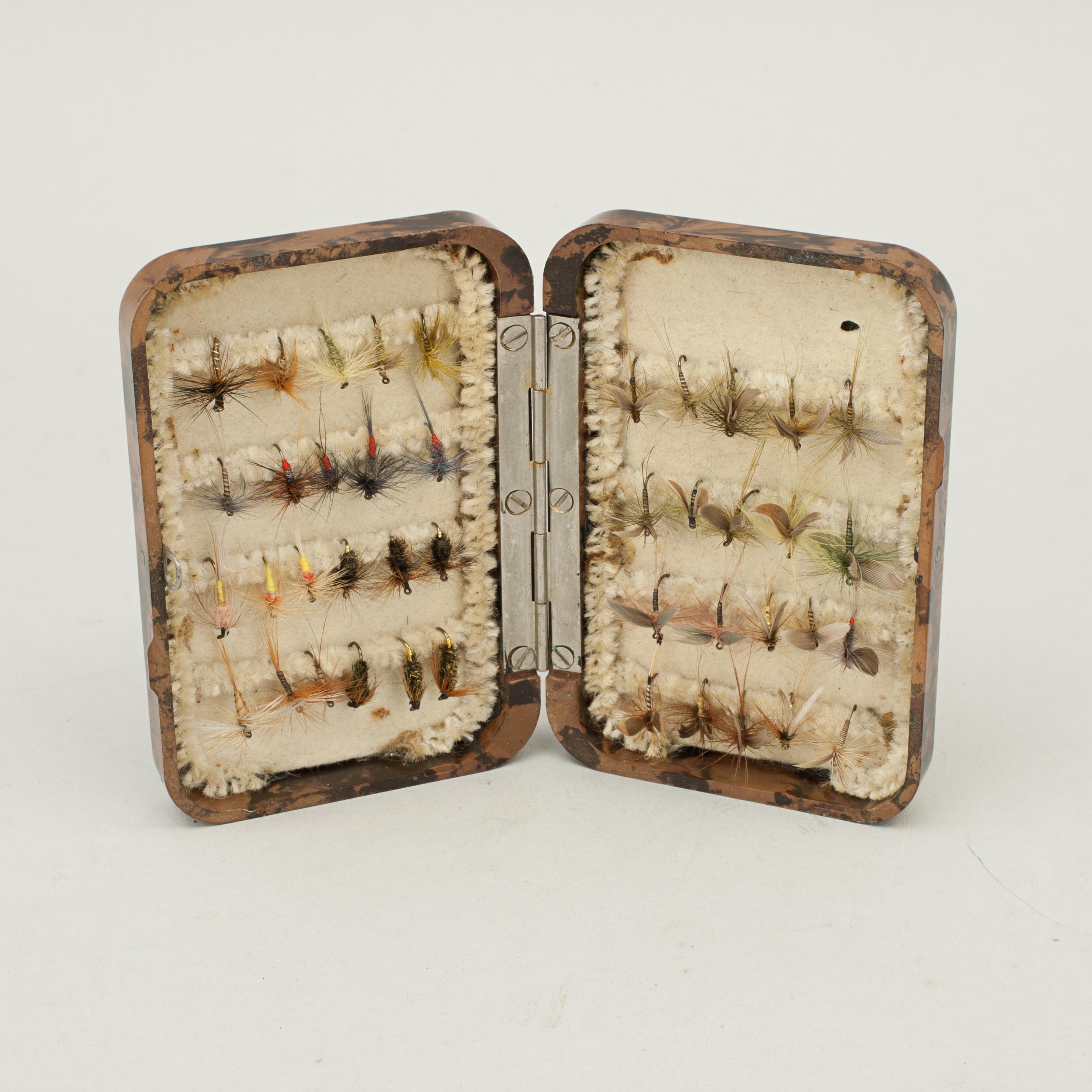 Small Hardy Neroda Trout Fishing Fly Box With Flies 3