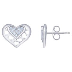Petites boucles d
oreilles en Moissanite 925 Argent Sterling Petites boucles d
oreilles mignonnes Cadeau pour Elle.