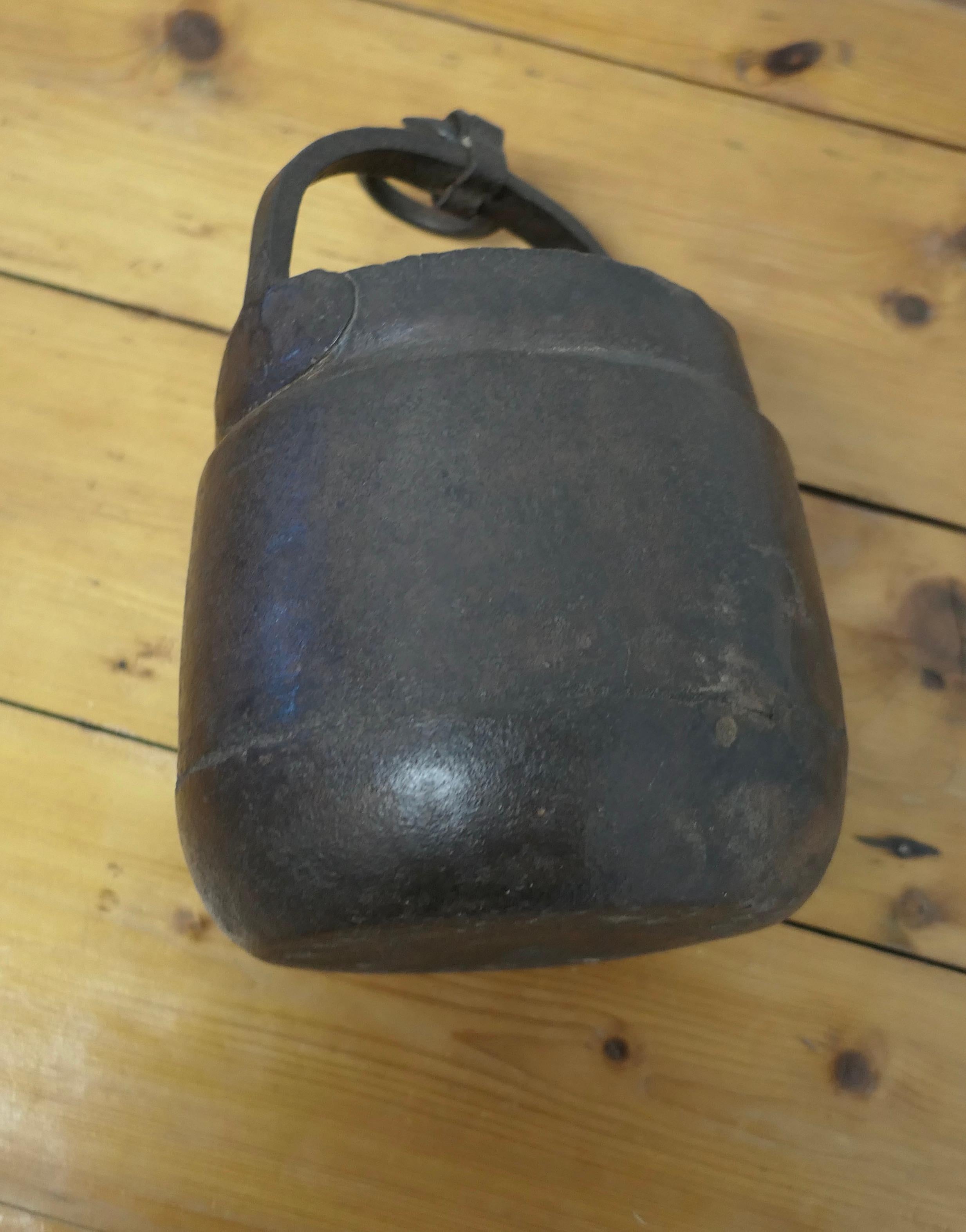 Small Heavy Hand Forged Iron Bucket   This is a lovely small bucket In Good Condition For Sale In Chillerton, Isle of Wight