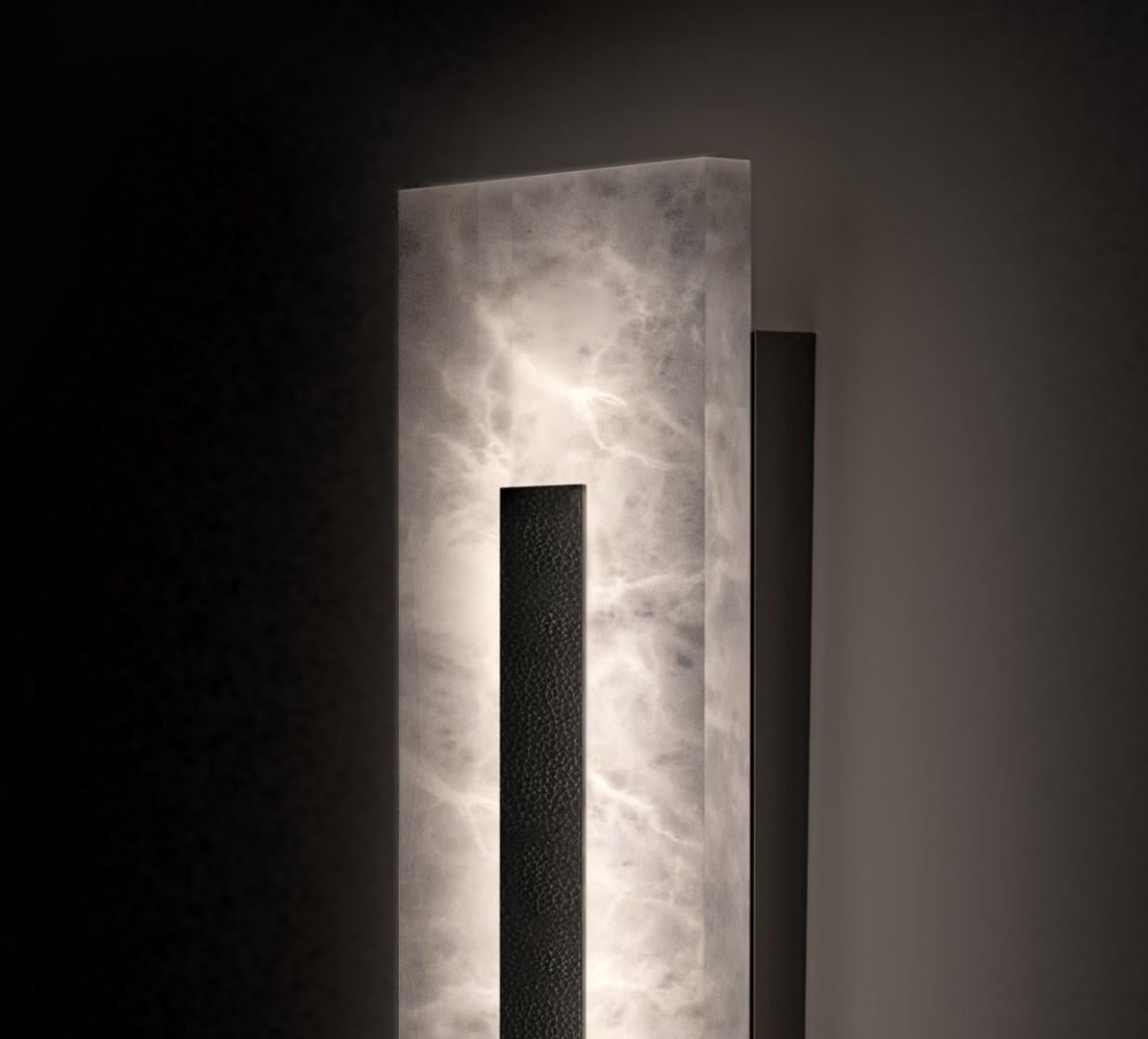 Modern Small Himeji Wall Lamp by Alabastro Italiano For Sale