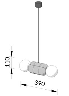 Pendant organic modern ceramic Lamp mid-century brutalist wabi sabi lighting