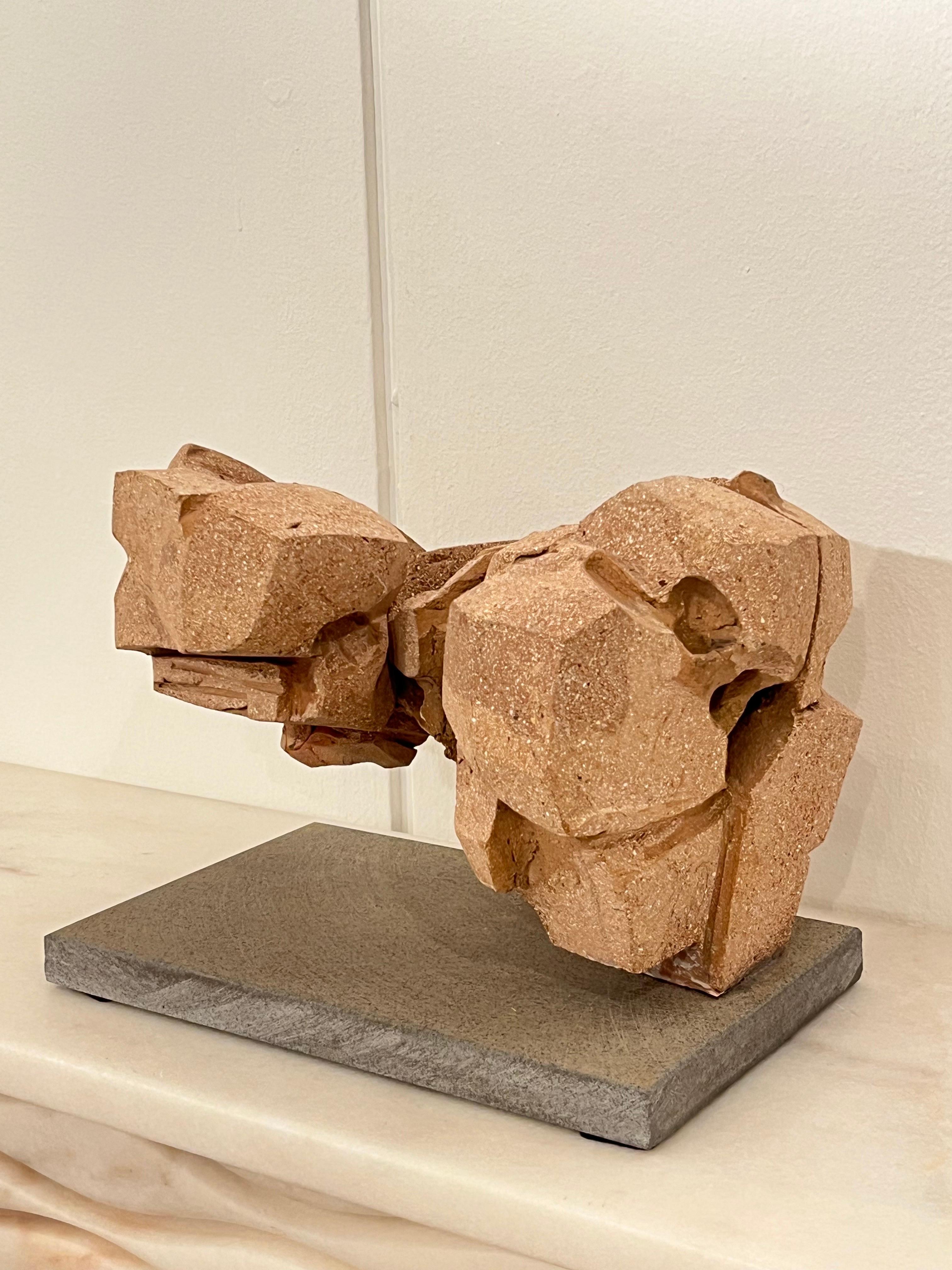 Terracotta Horizontal sculpture by Ignacio Villar For Sale