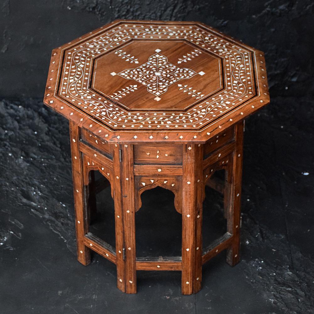 Wood Small Hoshiarpur Folding Occasional Table