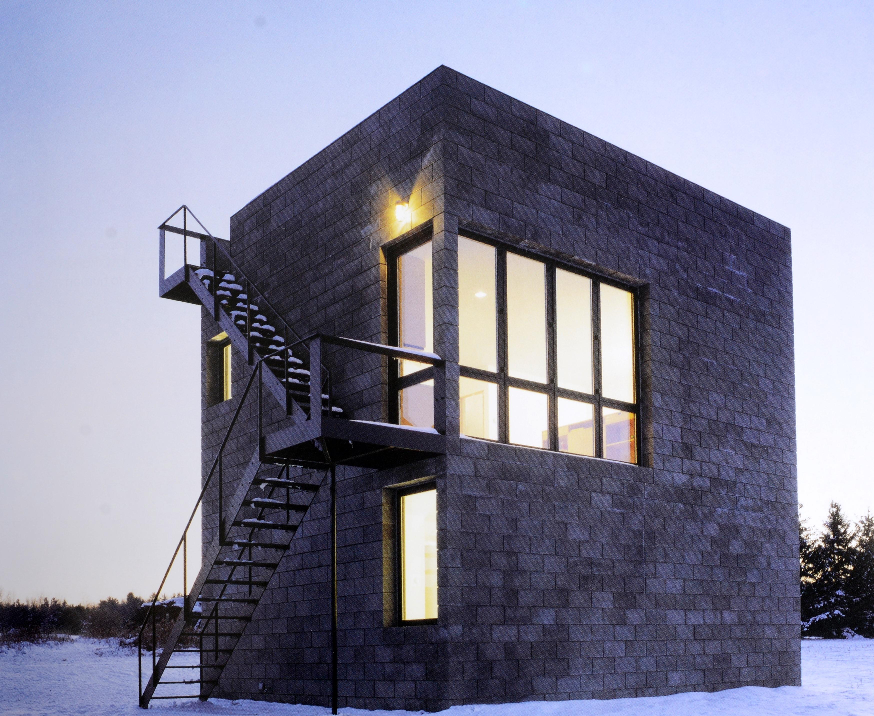 Papier Architecture résidentielle contemporaine de petites maisons, par Nicolas Pople en vente