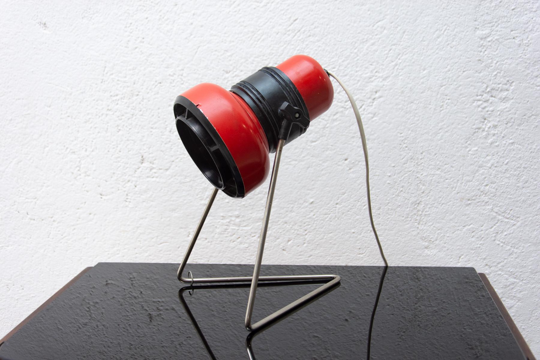 Mid-Century Modern Small Hungarian Adjustable Table Lamp, 1970's For Sale