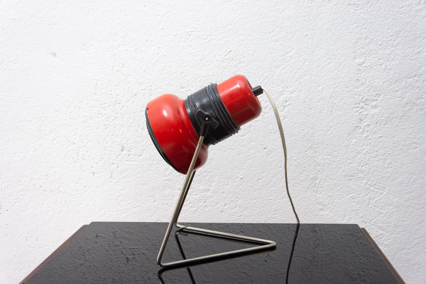 20th Century Small Hungarian Adjustable Table Lamp, 1970's For Sale