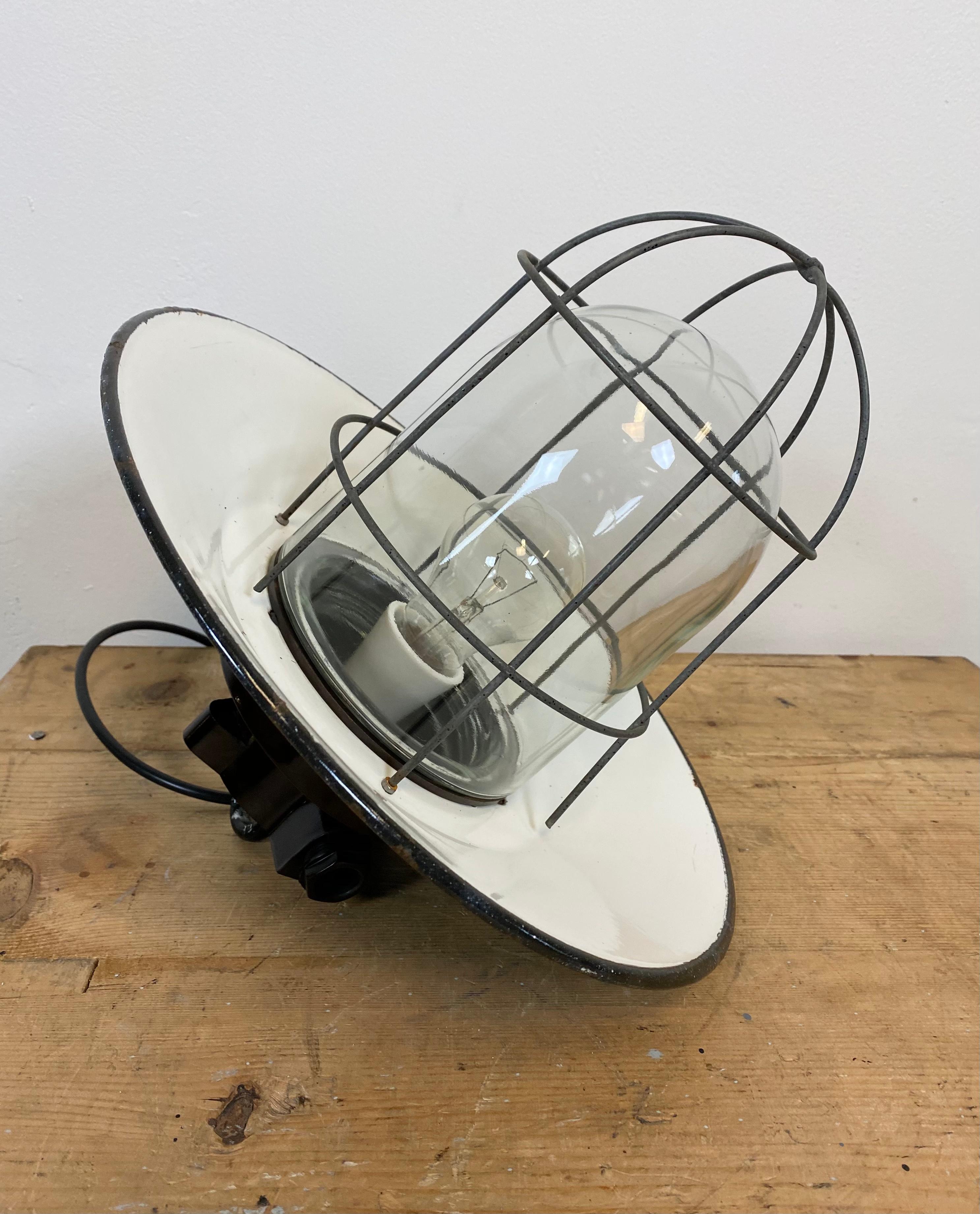Small Industrial Factory Hanging Lamp, 1960s 1