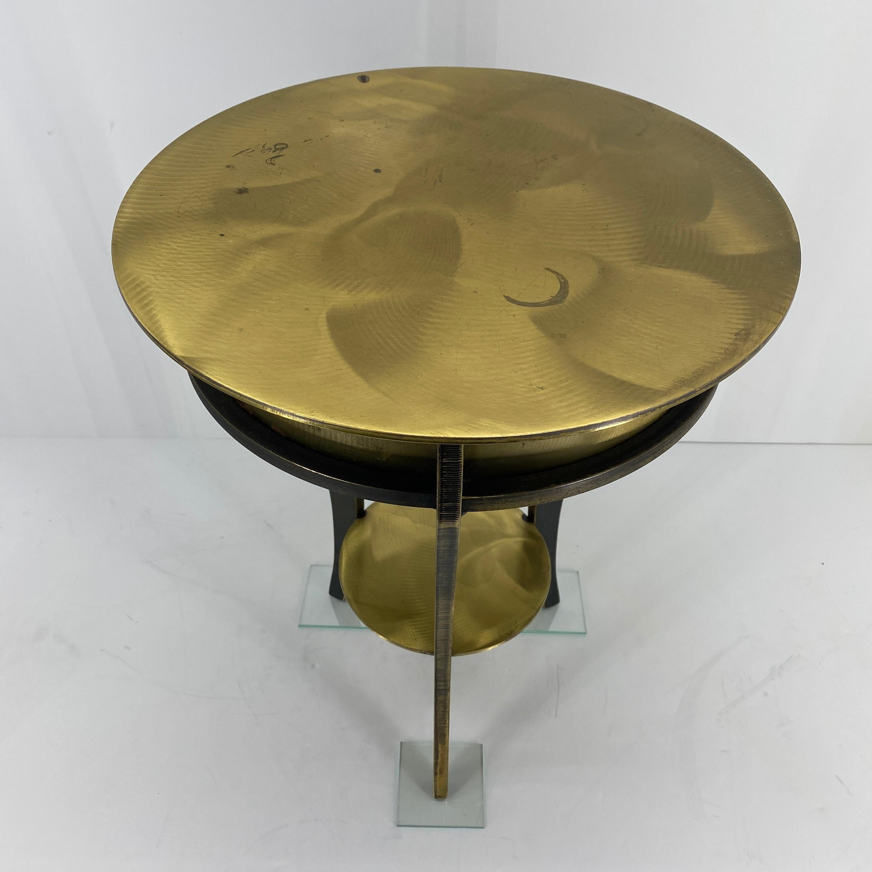 solid brass table