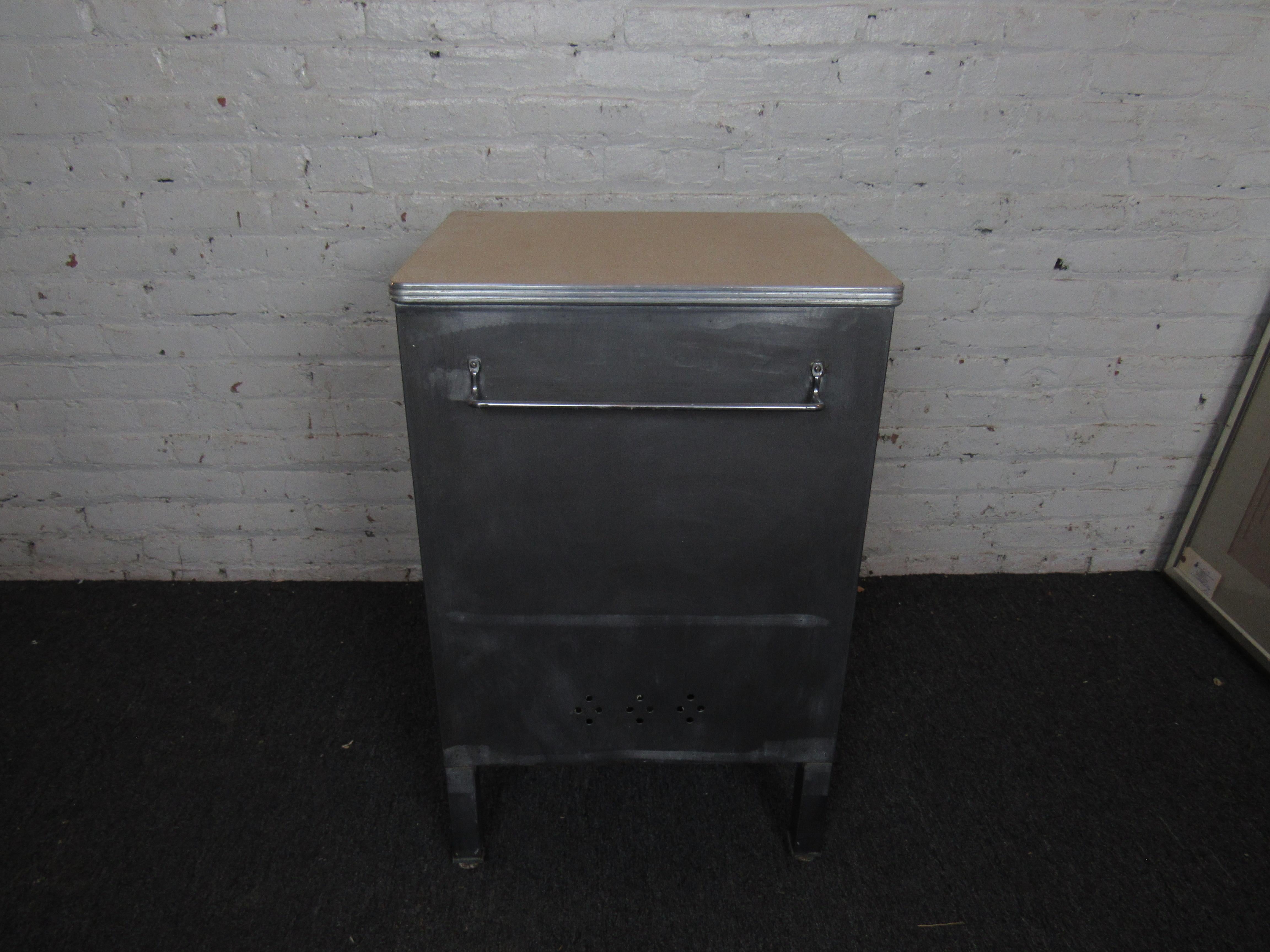 Small Industrial Metal Cabinet 1