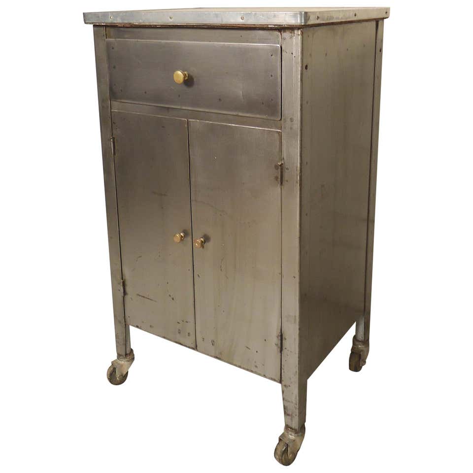 Cole Steel Industrial Metal File Cabinet at 1stdibs
