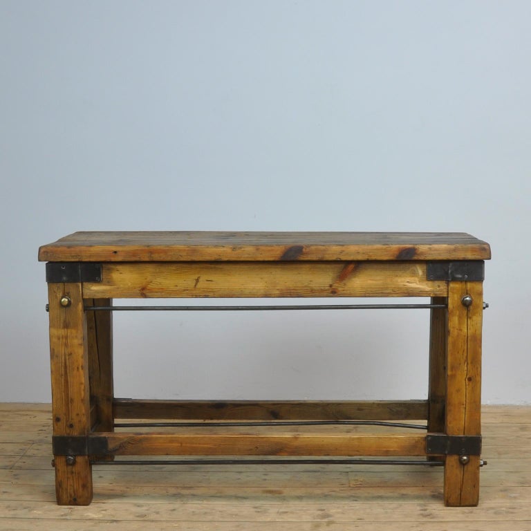 Small Industrial Table, 1950s at 1stDibs