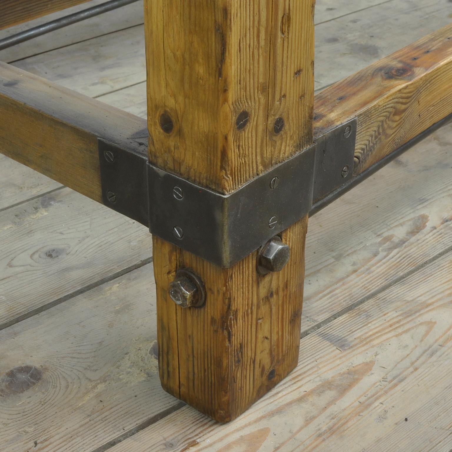 Small Industrial Table, 1950s In Good Condition In Amsterdam, Noord Holland