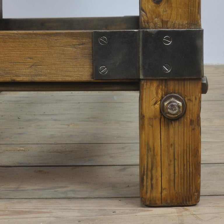 Small Industrial Table, 1950s at 1stDibs