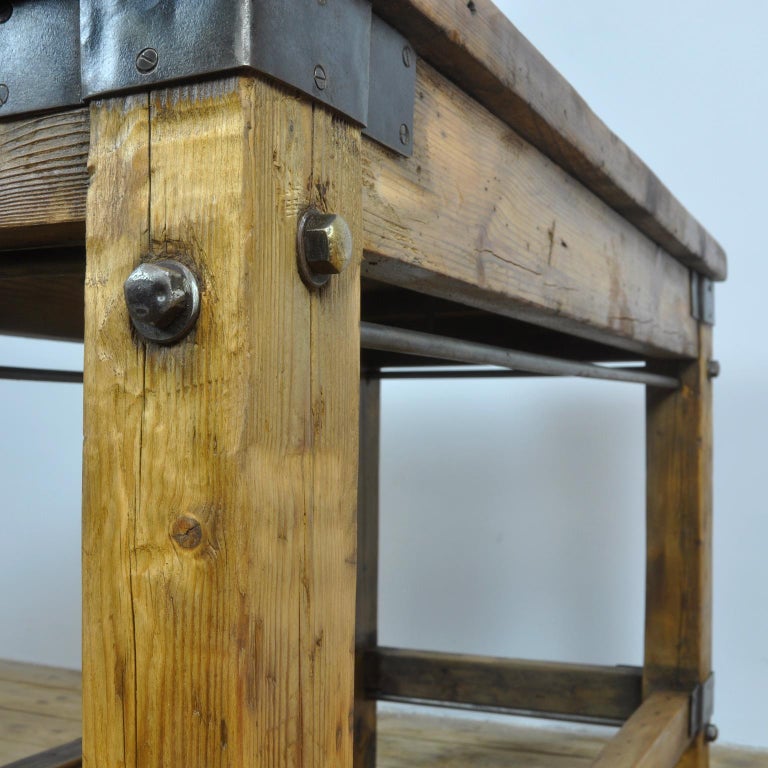 Small Industrial Table, 1950s at 1stDibs