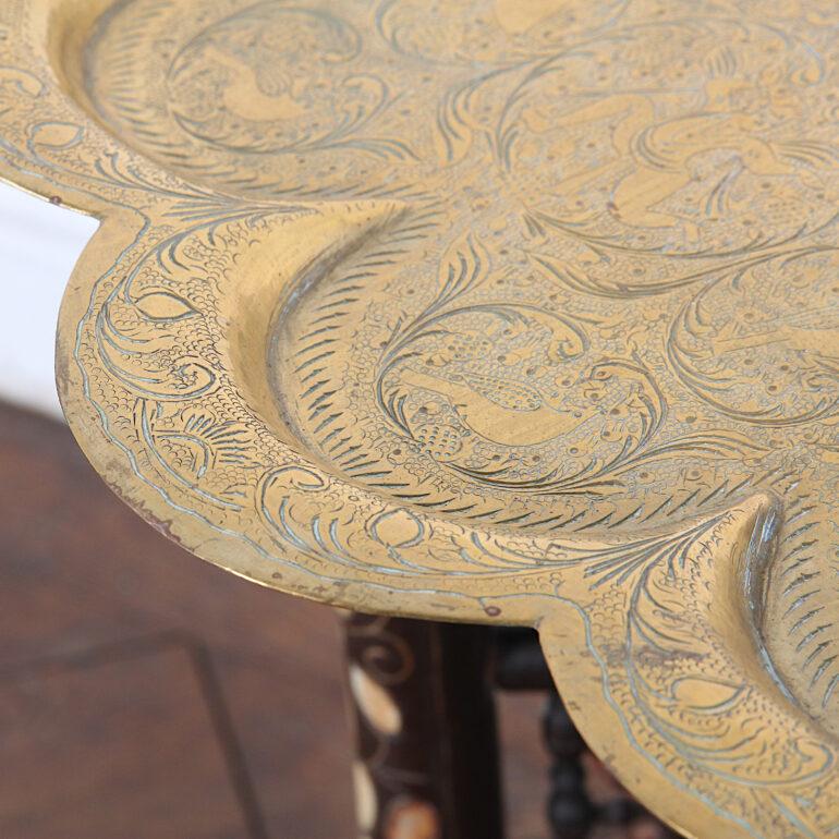 Small Inlaid Folding Table 1