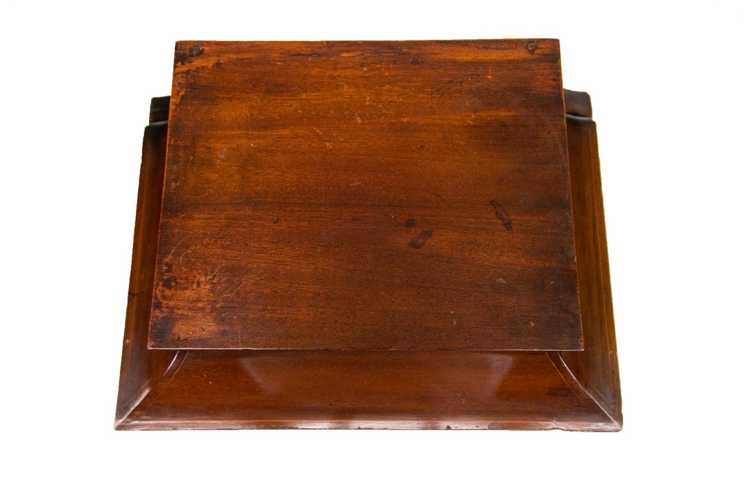 small mahogany cabinet