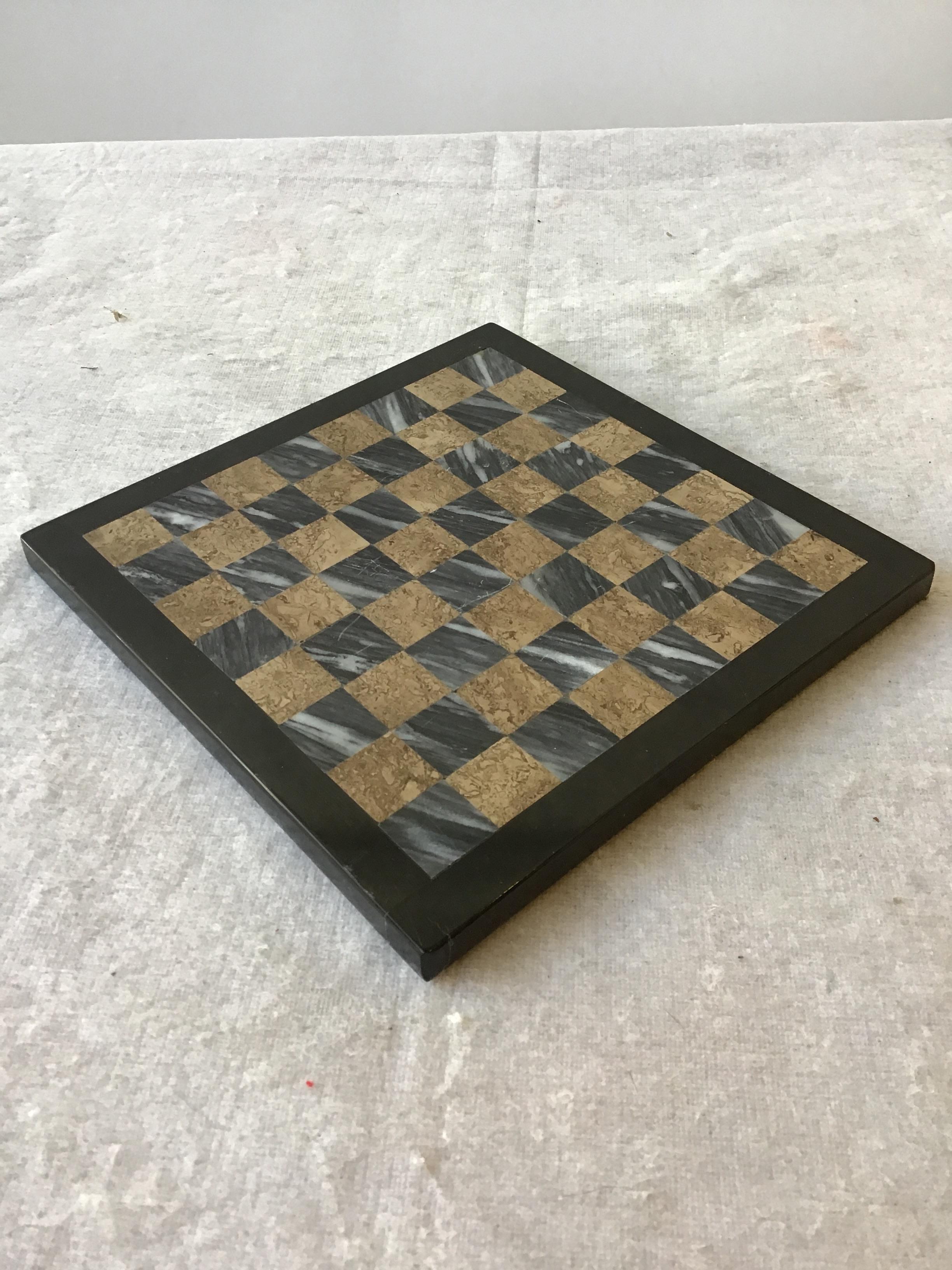 small marble chess set