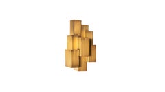 Small Inspiring Trees Oxidized Brushed Brass Wall Lamp by InsidherLand