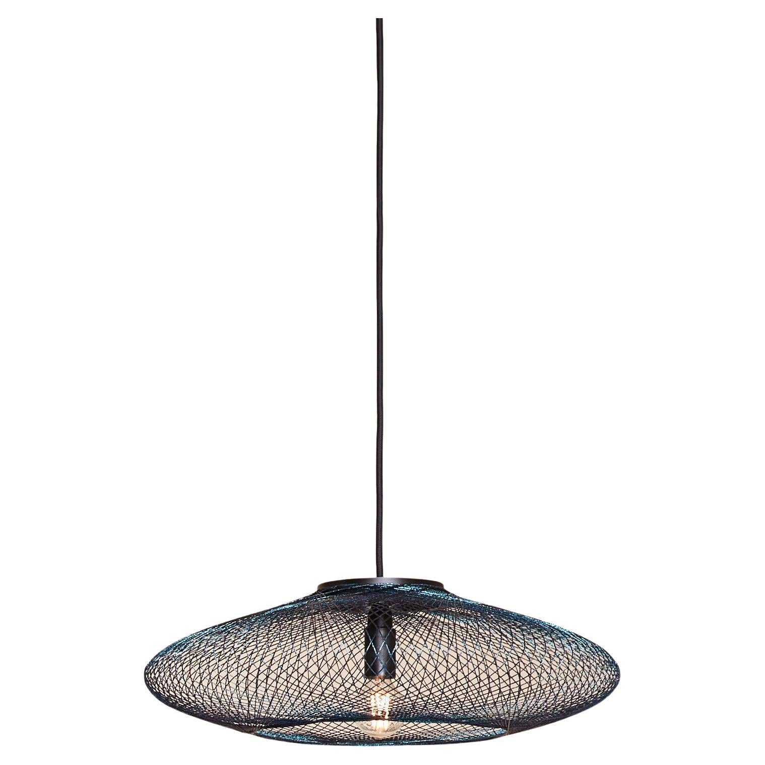 Small Iridescent UFO Pendant Lamp by Atelier Robotiq For Sale