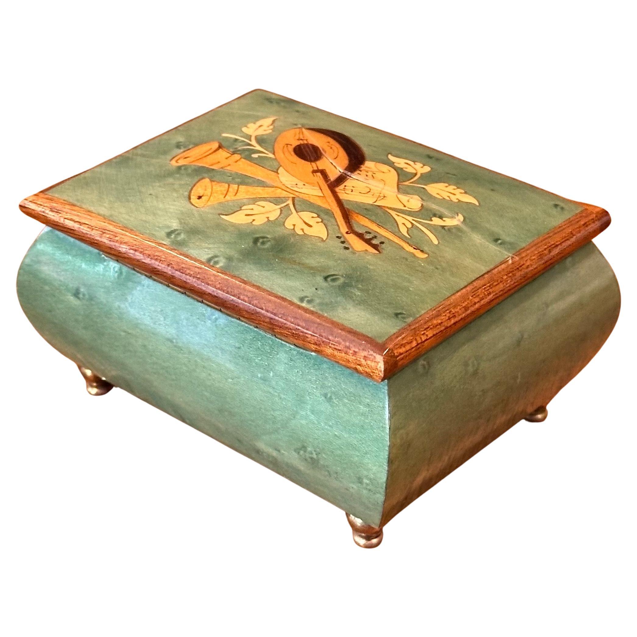 Mid-Century Modern Petite boîte à musique 