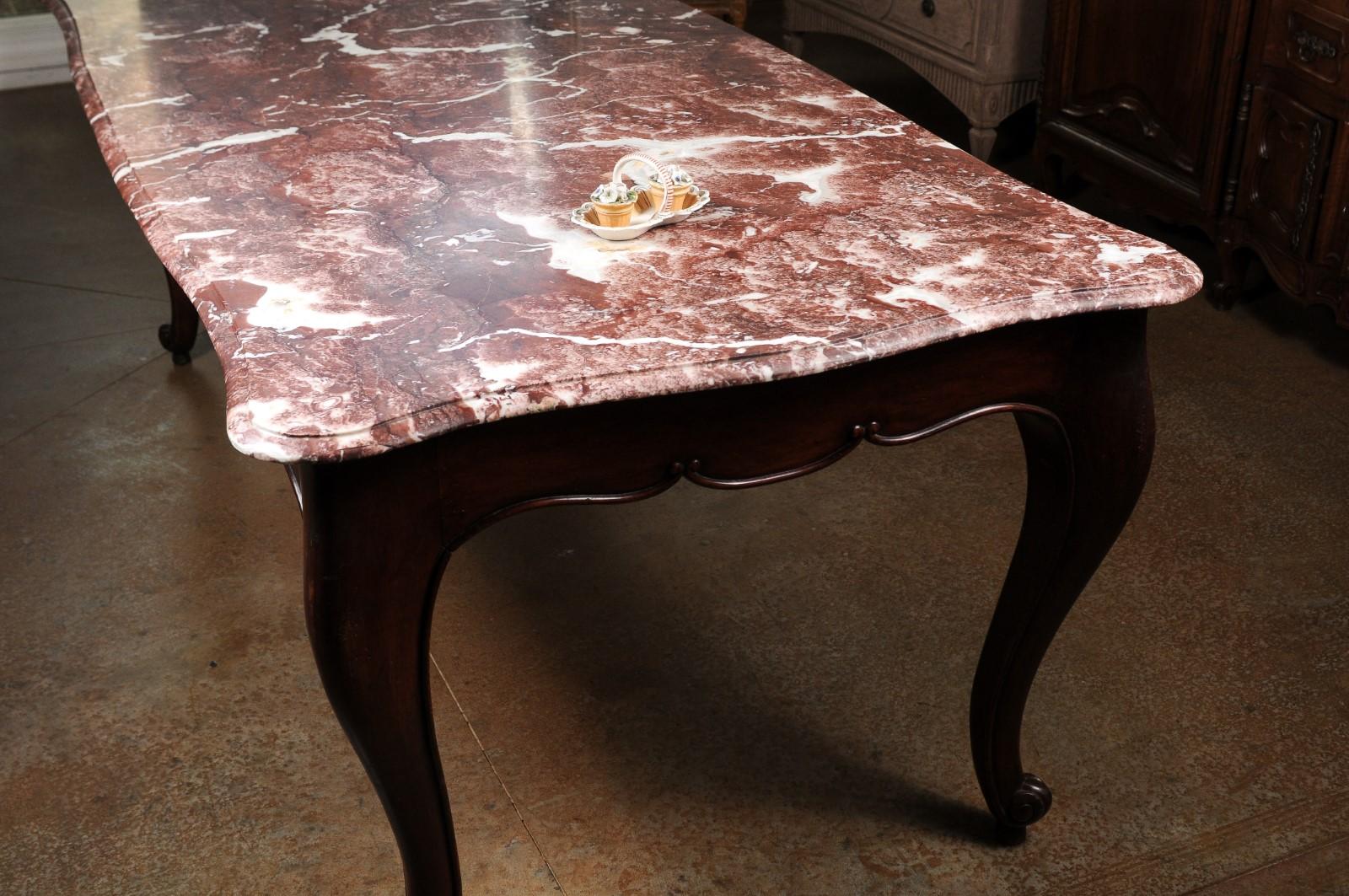 Small Italian 1860s Painted Ceramic Floral Desk Set with Ink and Sand Containers In Good Condition In Atlanta, GA