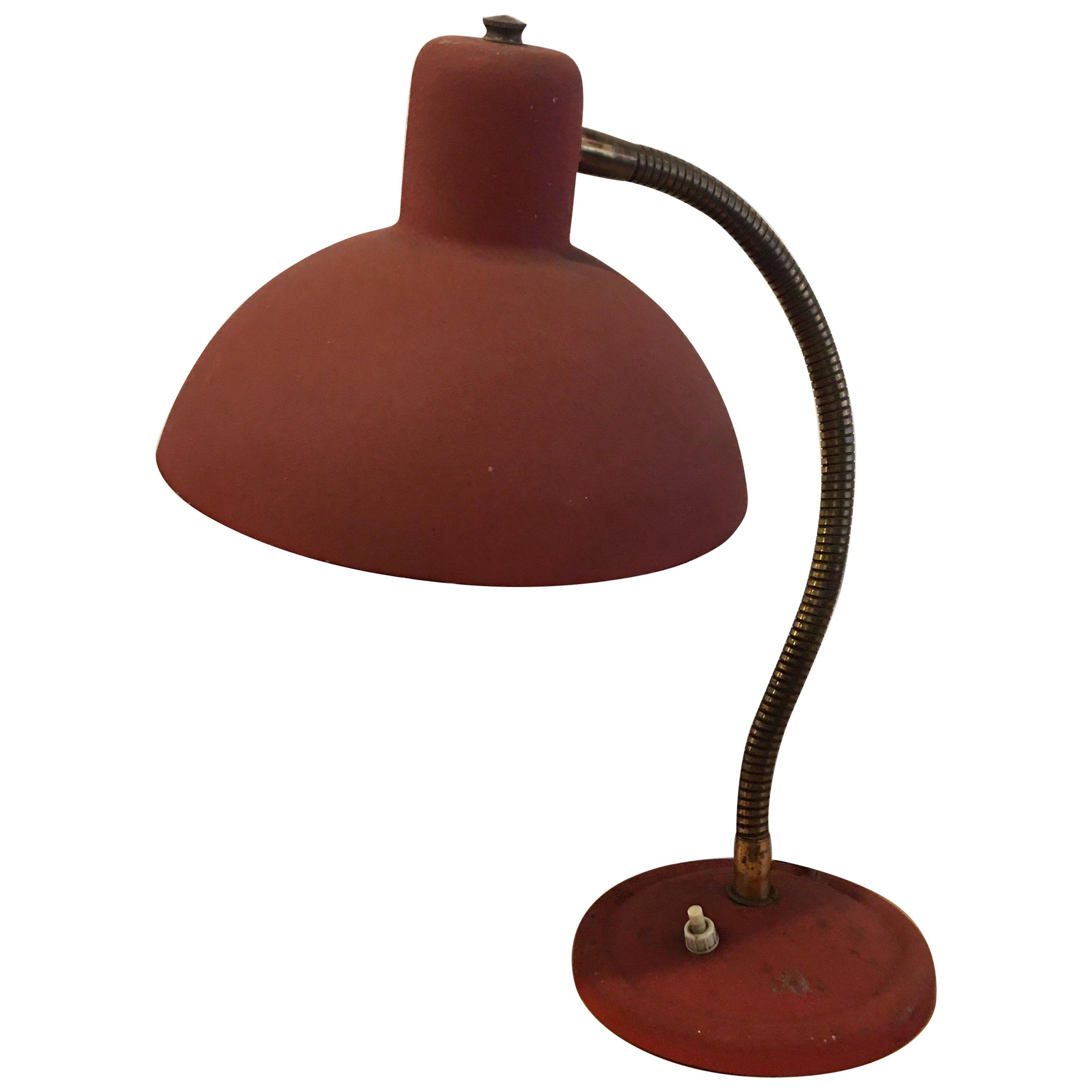 Small Italian Adjustable Desk or Table Lamp