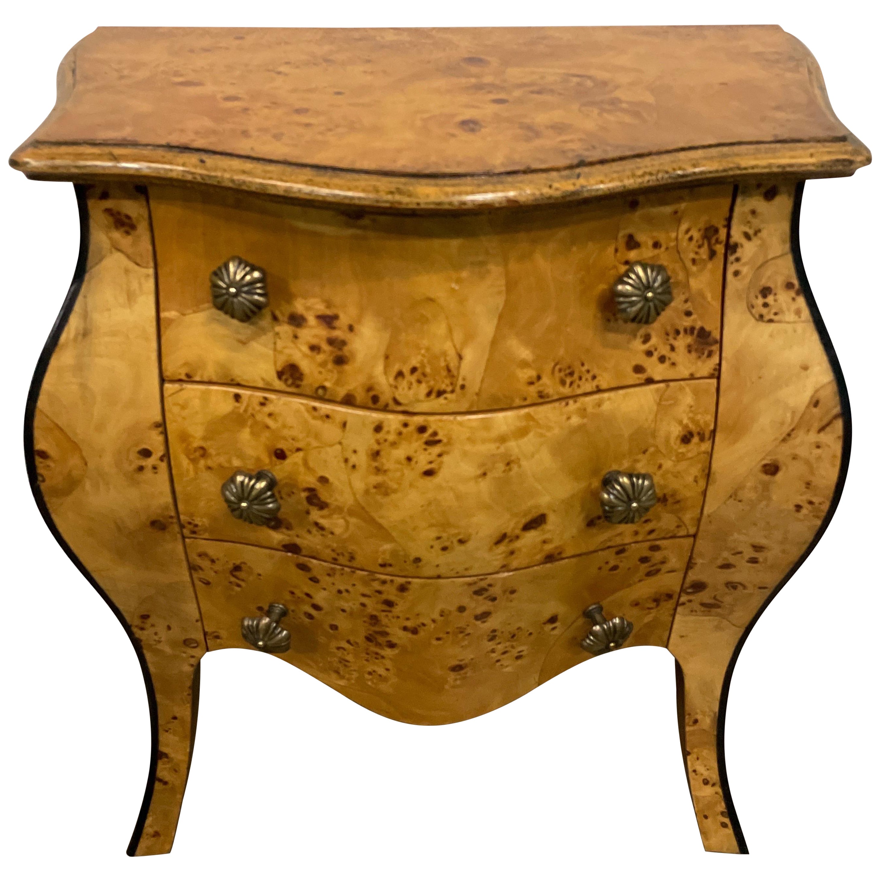 Small Italian Burlwood Chest