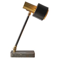 Small Italian Table Lamp in Brass